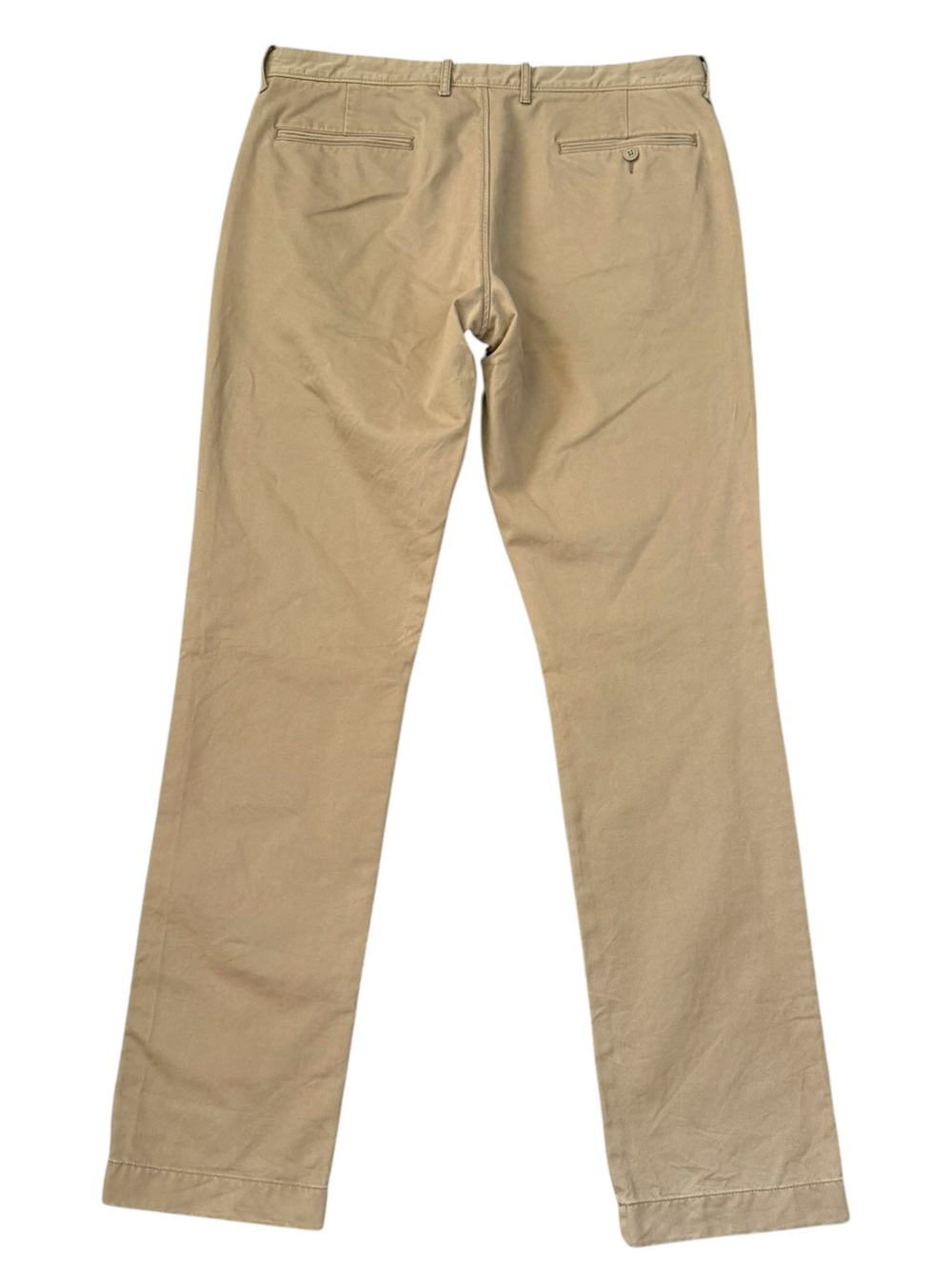 J. Crew 770 Straight Broken-In Chino Pants Khaki Tan 34x34 100% Cotton - Picture 2 of 15